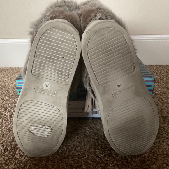 Tory Burch Ankle boot suede and rabbit - Picture 3 of 3